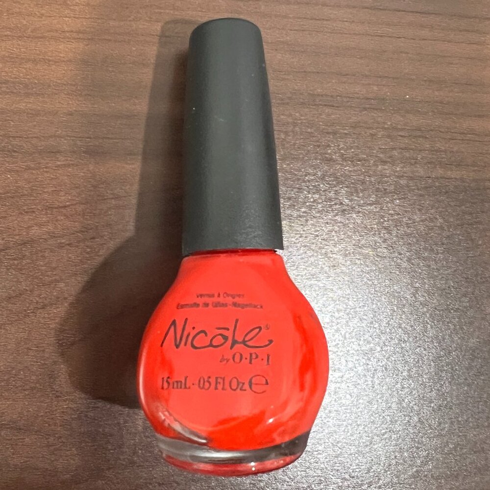 Nicole by OPI Kourt Is Red-y For A Pedi Nail Polish